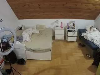 Freechat voyeurcam-julmodels-greybed-3 on CamSoda
