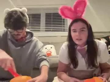 bkws985 — #couple #teen #bi #daddysgirl #bigcock Carving Pumpkins <3 Happy Halloween