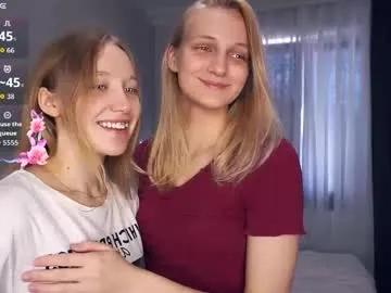 tobicovitt — GOAL: Start kissing [9 tokens remaining] Hello! We are Mary and Lilly! Let's shine with us! #new #couple #18 #shy #blonde